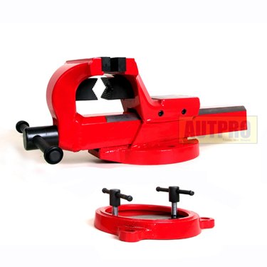 Forged Steel Bench Vise, With Swivel Base