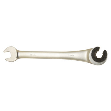 Geared Open End Wrench, Mirror Finish, Cr-V Steel